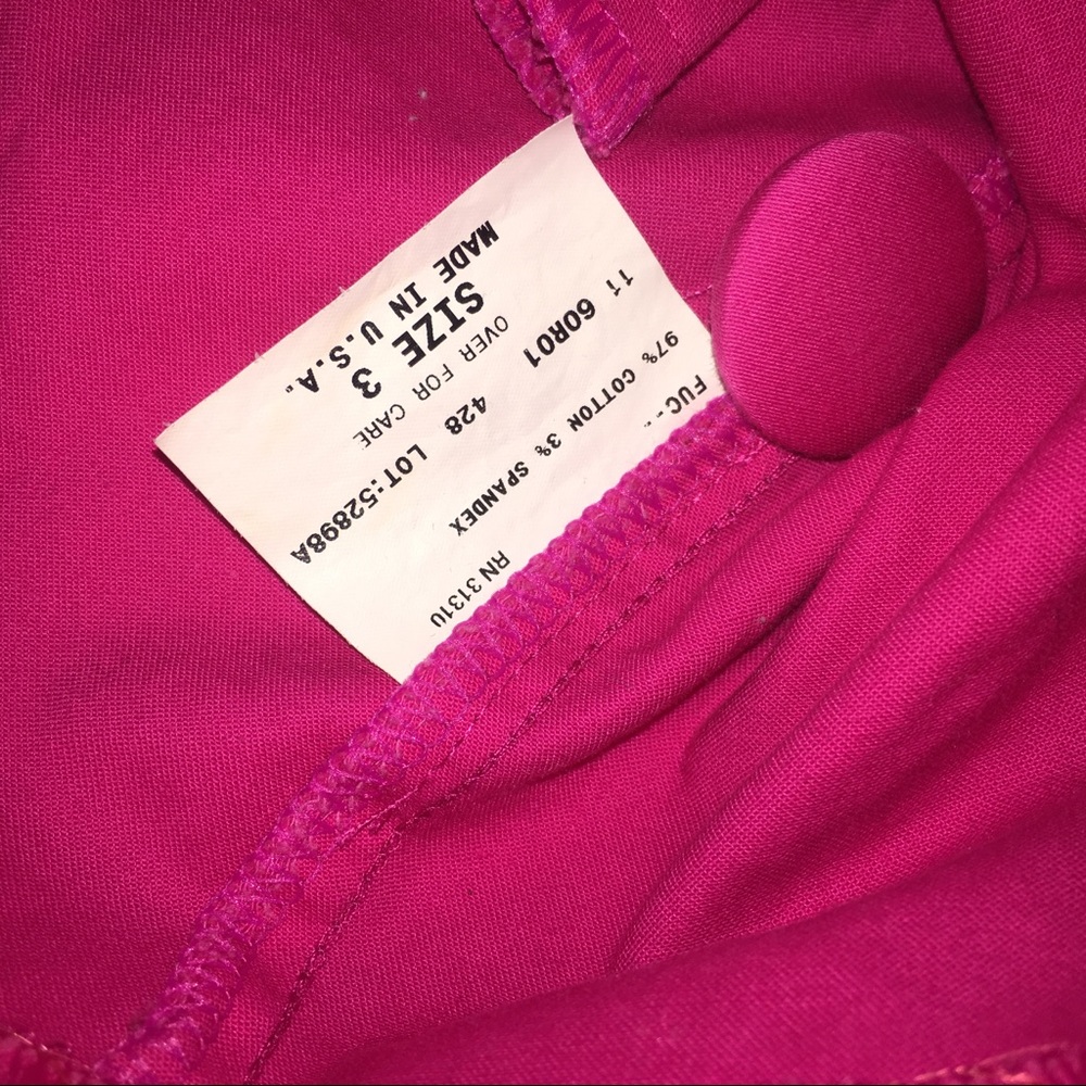 90s Vintage bright pink dress with pockets 0 - Picture 4 of 8